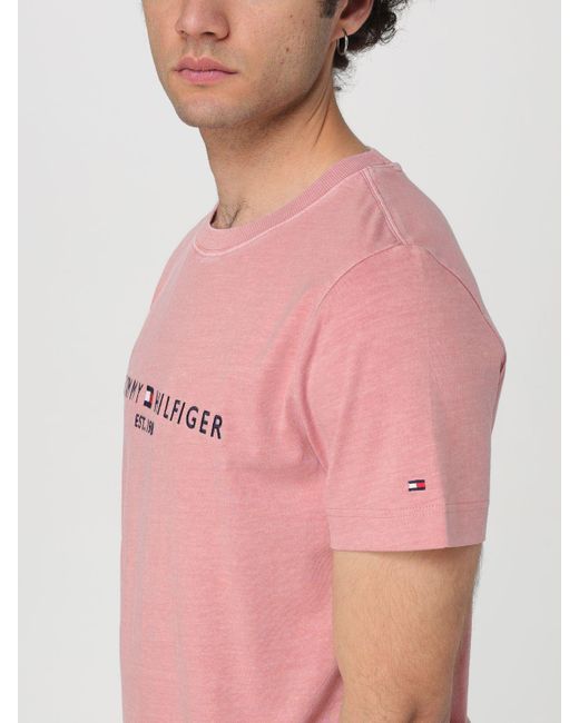 Tommy Hilfiger Red T-shirt for men