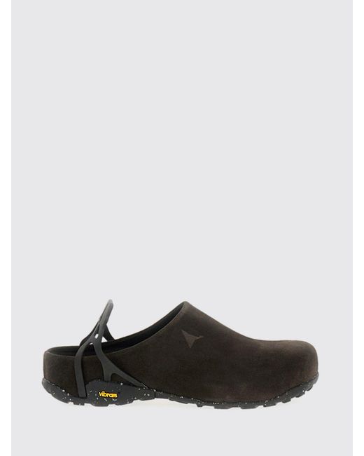 Roa White Fedaia Suede Sabot for men