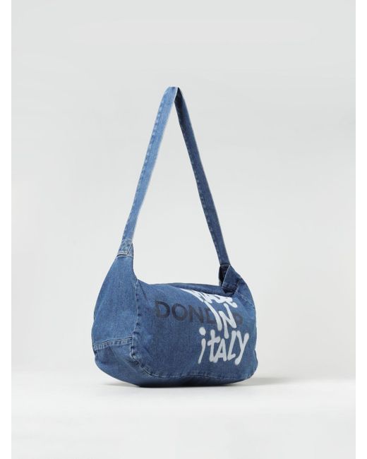 Dondup Blue Shoulder Bag