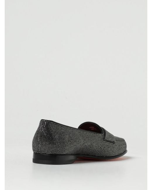 Santoni Black Loafers for men