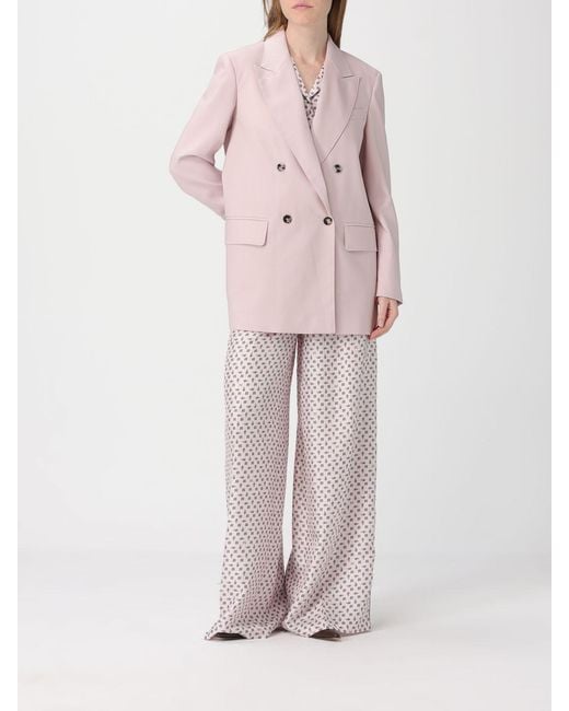 Max Mara White Disco Printed Silk Shirt