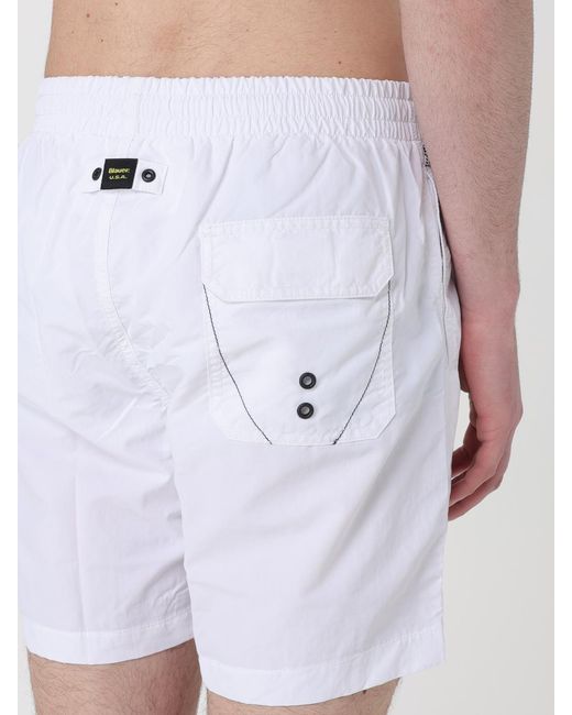 Blauer White Swimsuit for men