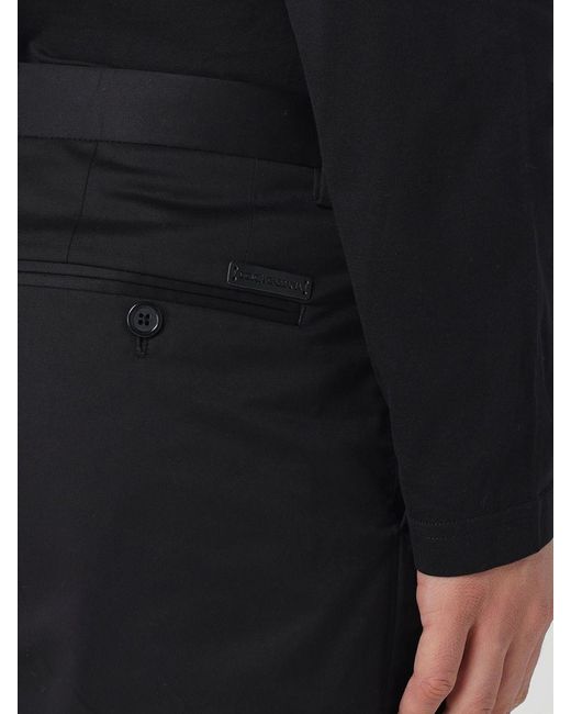 Dolce & Gabbana Black Dolce &Amp Gabbana Stretch Cotton Shorts for men