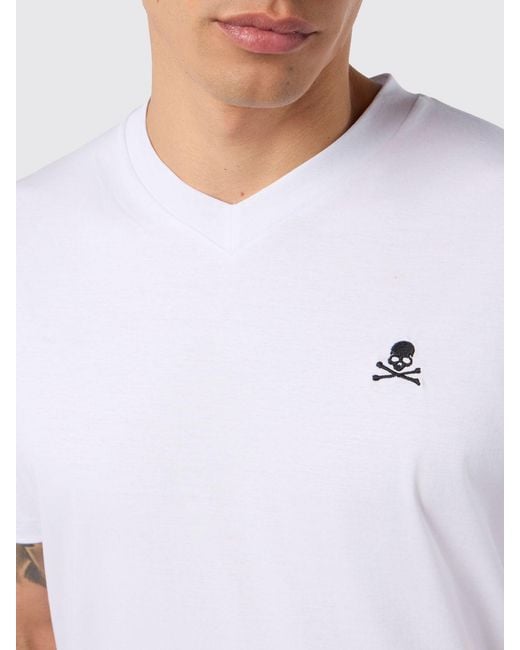 Philipp Plein White T-Shirt for men