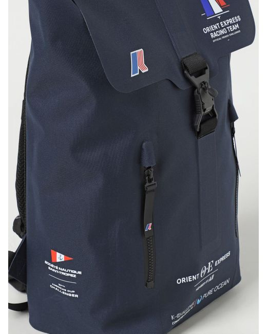 K-Way Blue Backpack for men