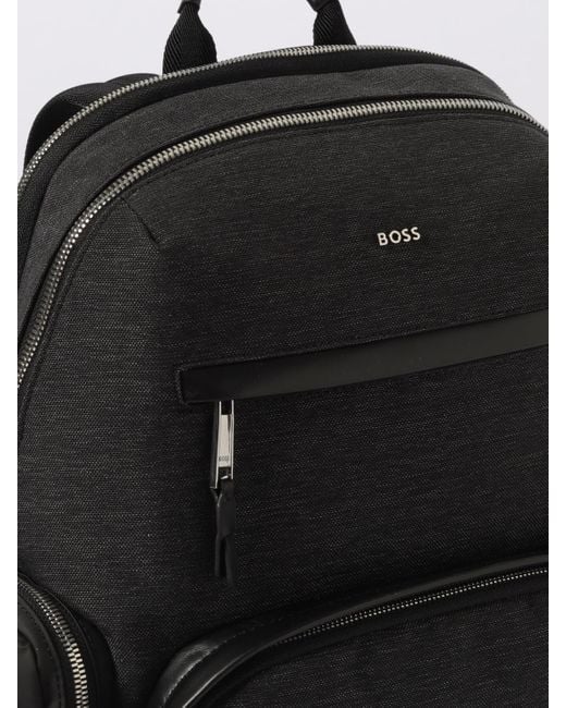 Boss Black Backpack for men