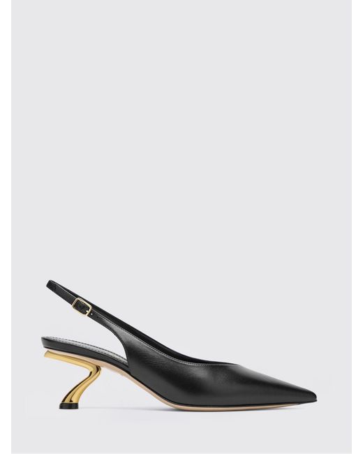Ferragamo Black High Heel Shoes