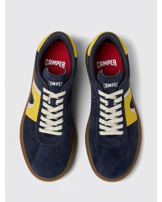 Camper Blue Pelotas Soller Nubuck Sneakers
