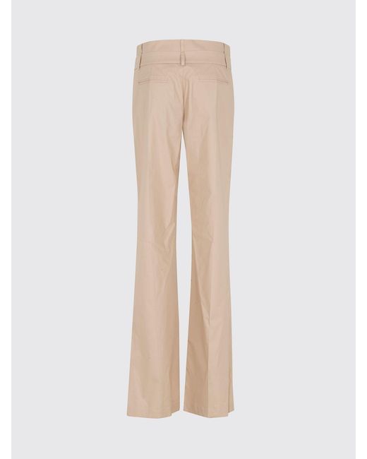 FEDERICA TOSI Natural Crêpe Flared Trousers
