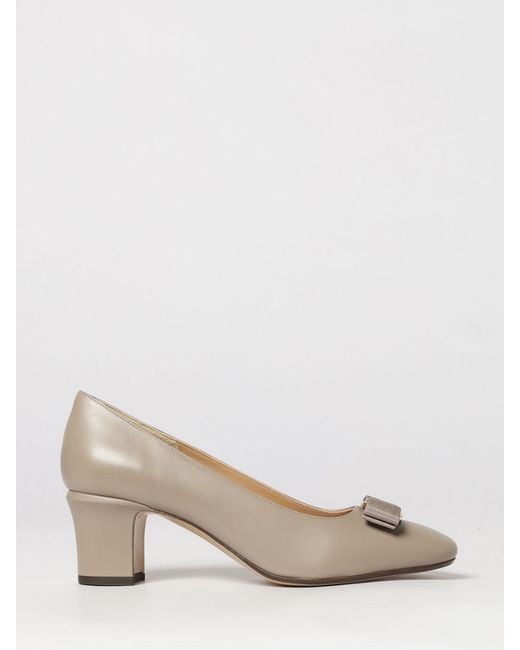 Ferragamo Natural High Heel Shoes