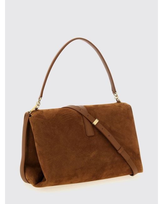 Ferragamo Brown Suede Bag