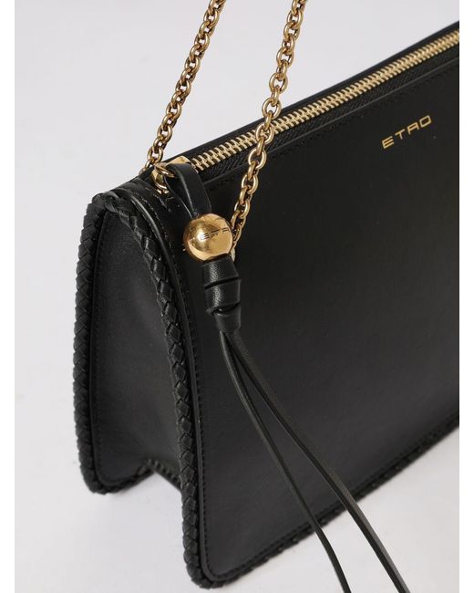 Etro Black Leather Bag