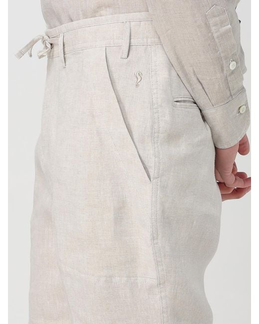 Kampos Natural Classic Linen Shorts for men