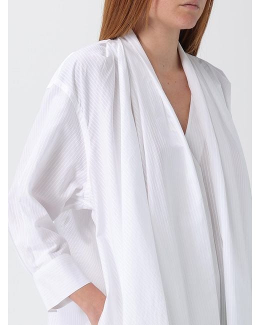Loewe White Dresses Cotton