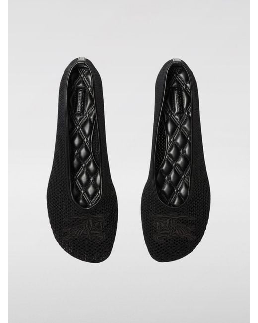 Burberry Black Mesh Ballet Flat