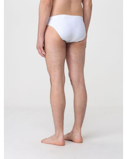 Colmar White Stretch Nylon Swim Briefs for men
