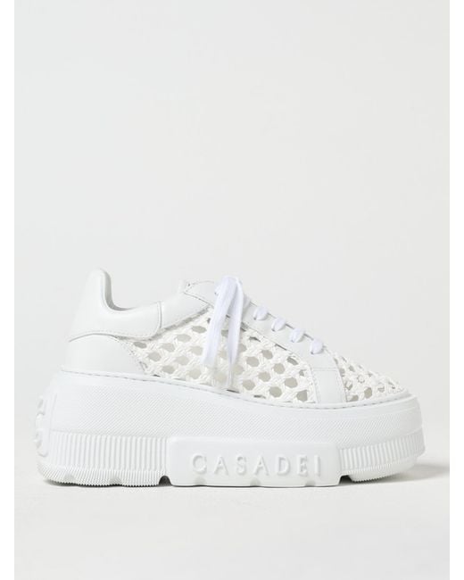 Casadei White Nexus Versilia Sneakers