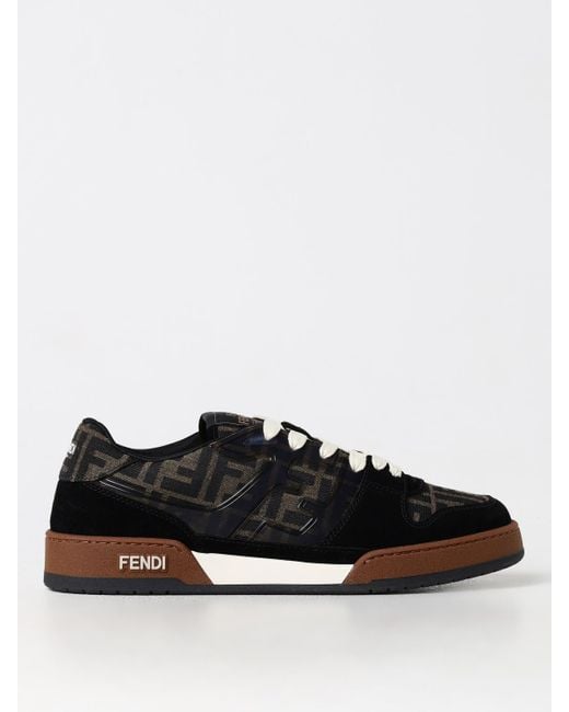 Fendi Black Match Sneakers for men