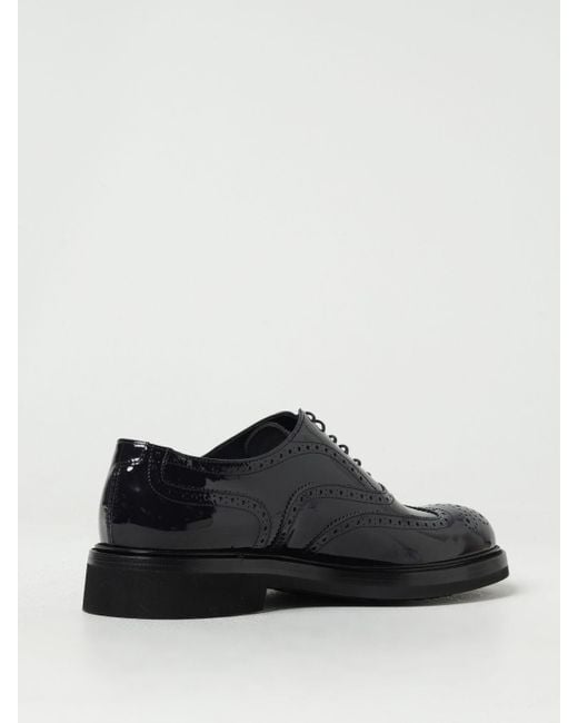 Moreschi Black Brogue Shoes for men