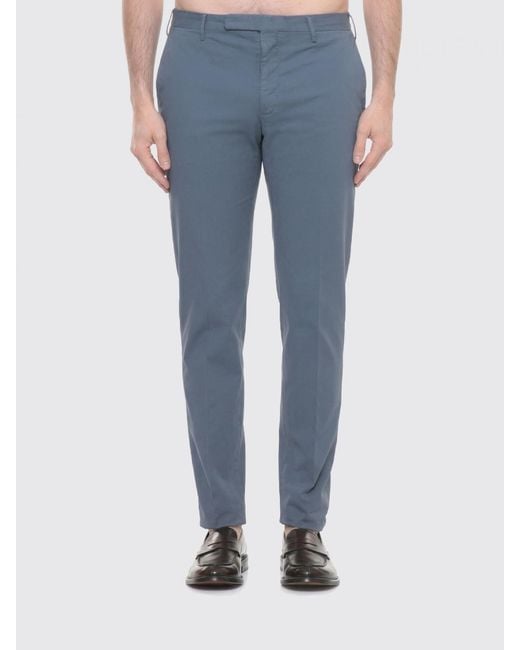 Incotex Blue Tailored Trousers for men