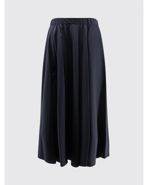 Aspesi Blue Cotton Skirt