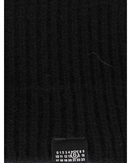 MM6 by Maison Margiela Black Scarf for men