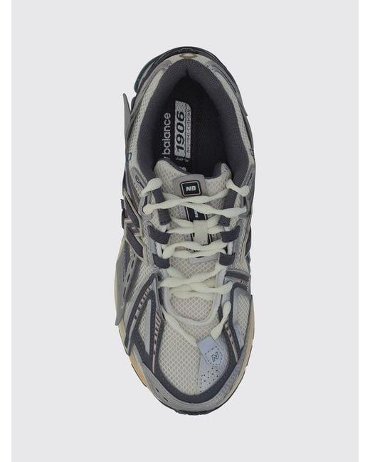 New Balance Gray 1906A Two-Tone Mesh Trainers With Cushioned N-Ergy Sole for men