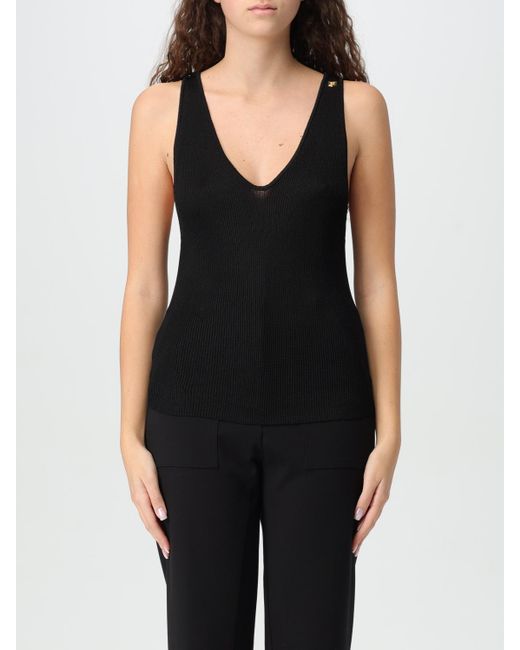 Top A V di Elisabetta Franchi in Black