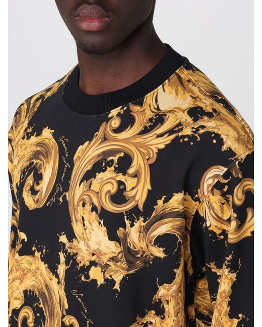 Versace Jeans Couture Black Sweater for men