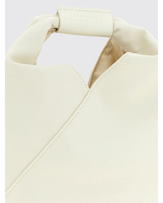 MM6 by Maison Margiela Natural Japanese Calf Leather Bucket Bag