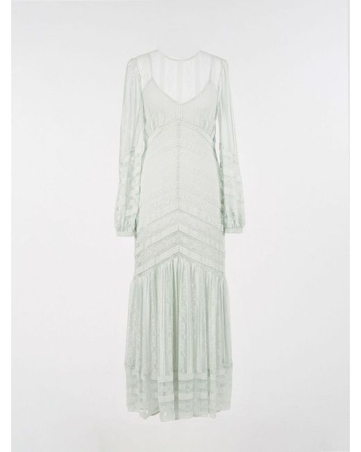 Twinset Multicolor Lace Midi Dress