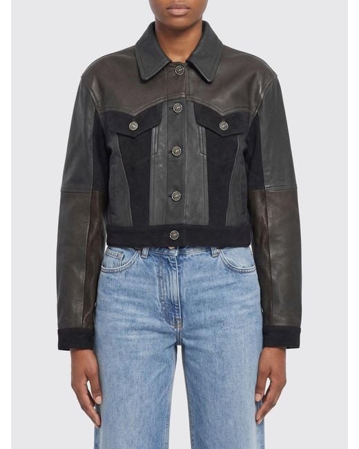 Versace Black Leather Jacket