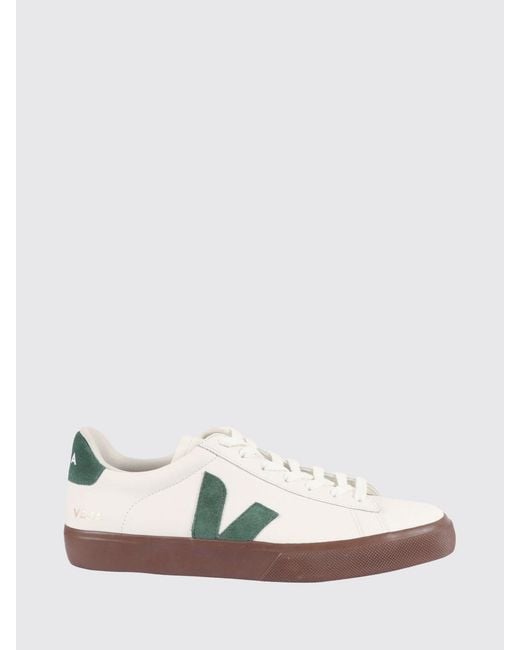 Veja White Campo O.T. Leather Sneakers for men