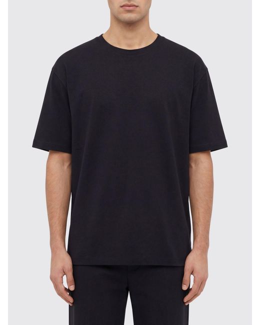 Thom Krom Black Cotton Blend T-Shirt for men