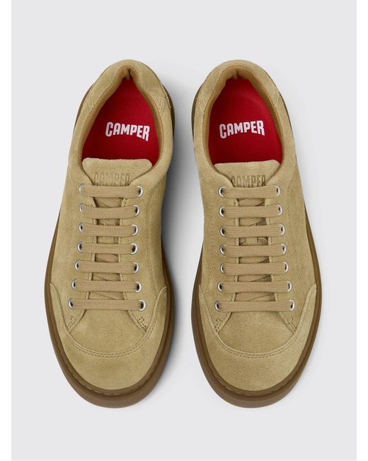 Camper Green Runner Twentyfive Suede Sneakers for men
