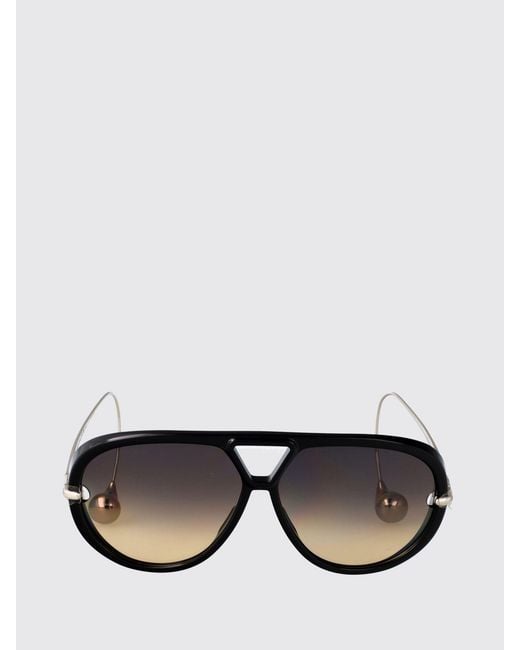 Bottega Veneta White Bv1273S Metal And Acetate Sunglasses