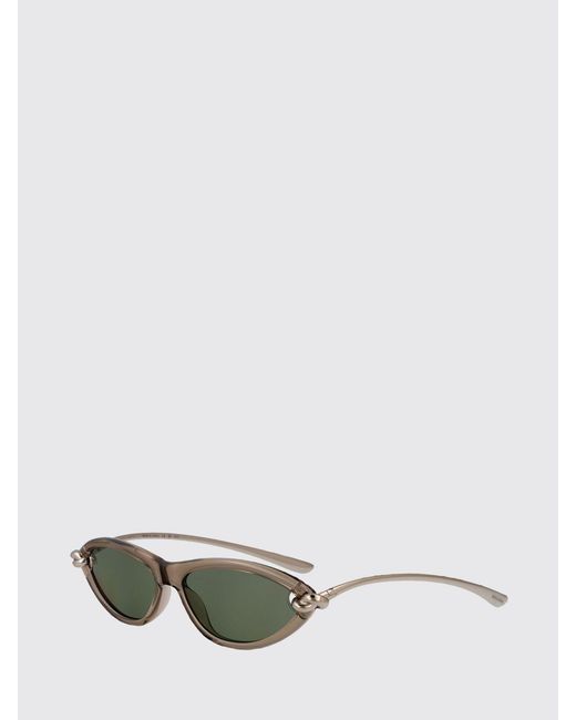 Bottega Veneta Green Knot Metal And Acetate Sunglasses