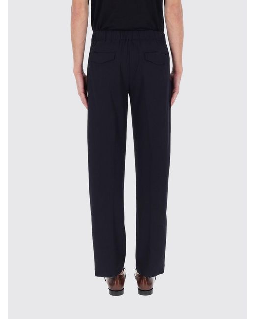 Lardini Blue Virgin Wool Slim Fit Trousers for men