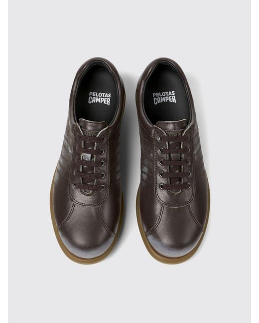 Camper Multicolor Pelotas Soller Aged Leather Sneakers