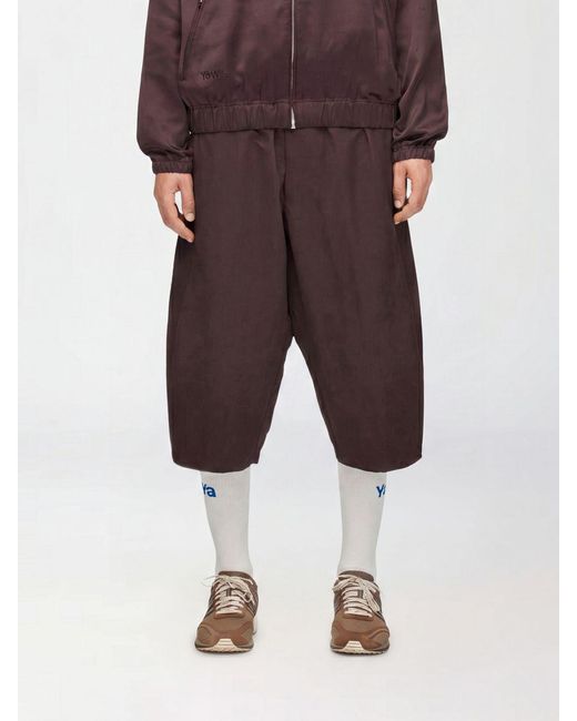 Wales Bonner Brown X Adidas Originals Striped Chino Shorts for men