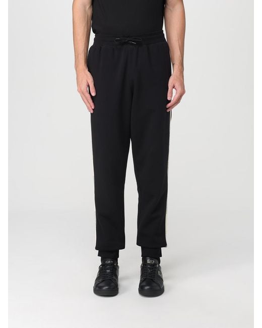 EA7 Black Trousers for men