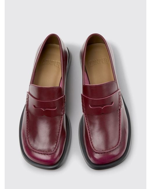 Camper Red Loafer