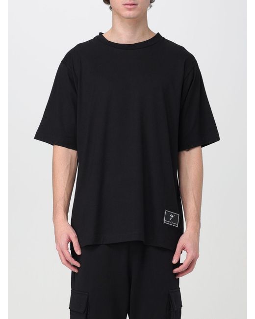 Giuseppe Zanotti Black T-shirt for men