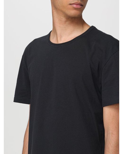 T-shirt in jersey di Paul Smith in Black da Uomo