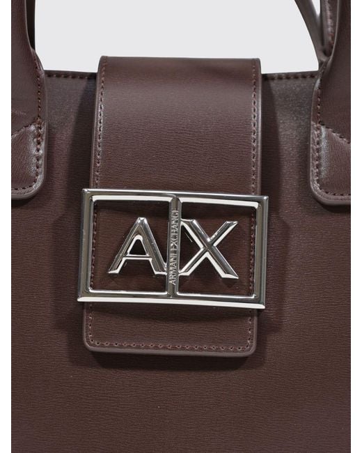 ARMANI EXCHANGE Brown Faux Leather Bag