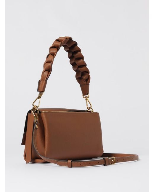 Coccinelle Brown Boheme Grained Bag
