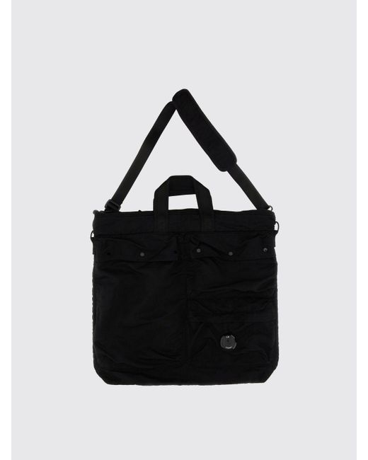 C P Company Black Shoulder Bag for men