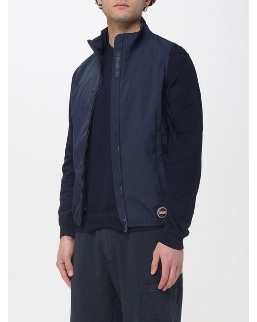 Colmar Blue Stretch Technical Fabric Vest for men