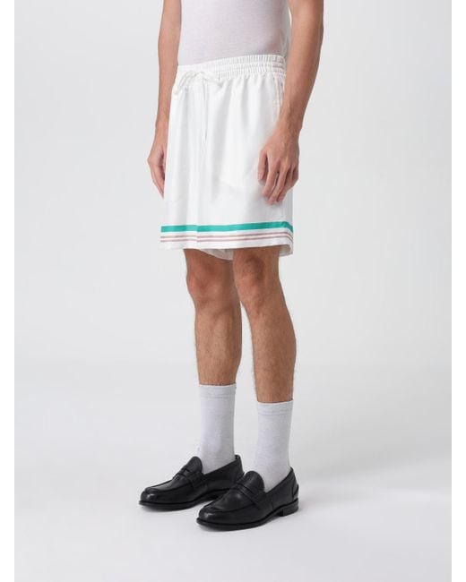 Pantalones Cortos Hombre Casablanca de hombre de color White