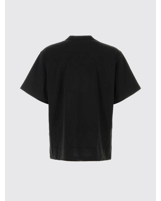 SACAI X CARHARTT WIP Black Cotton T-Shirt for men